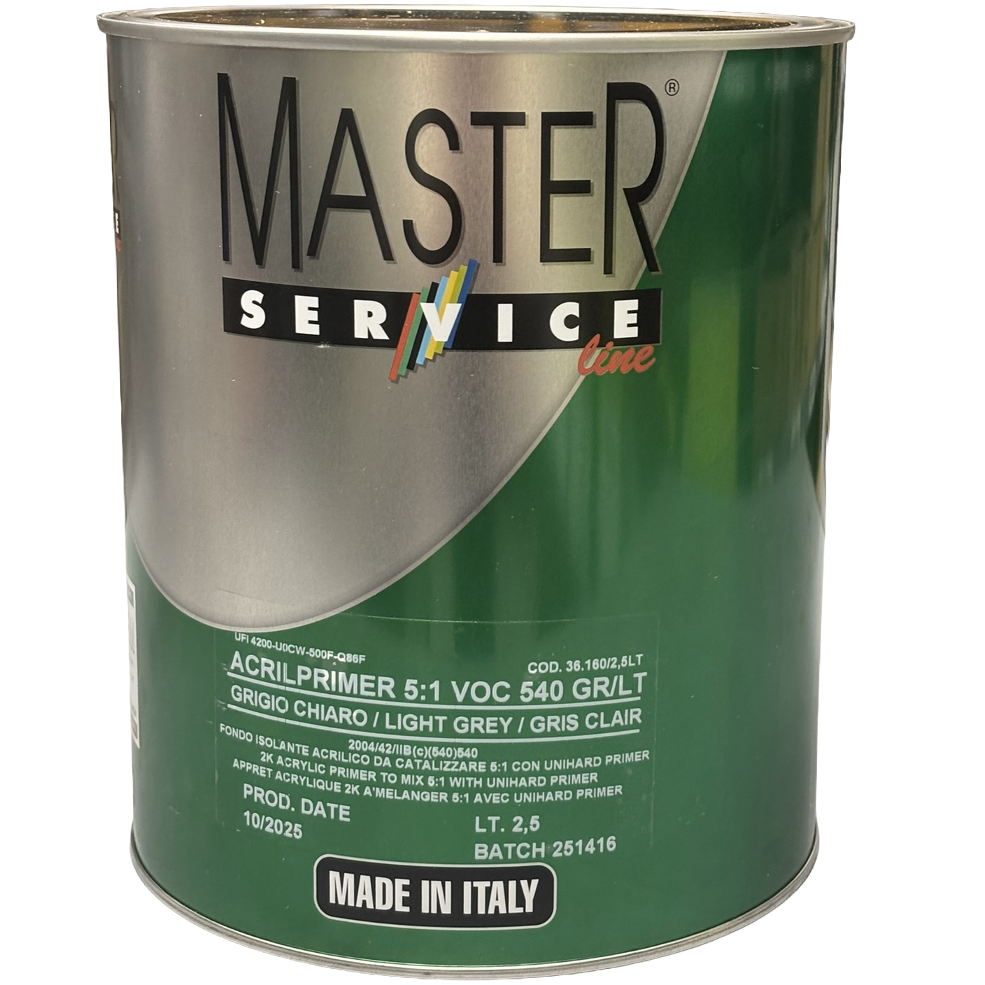 DICHEM Acrilprimer 2K Gold vaaleanharmaa 2,5L