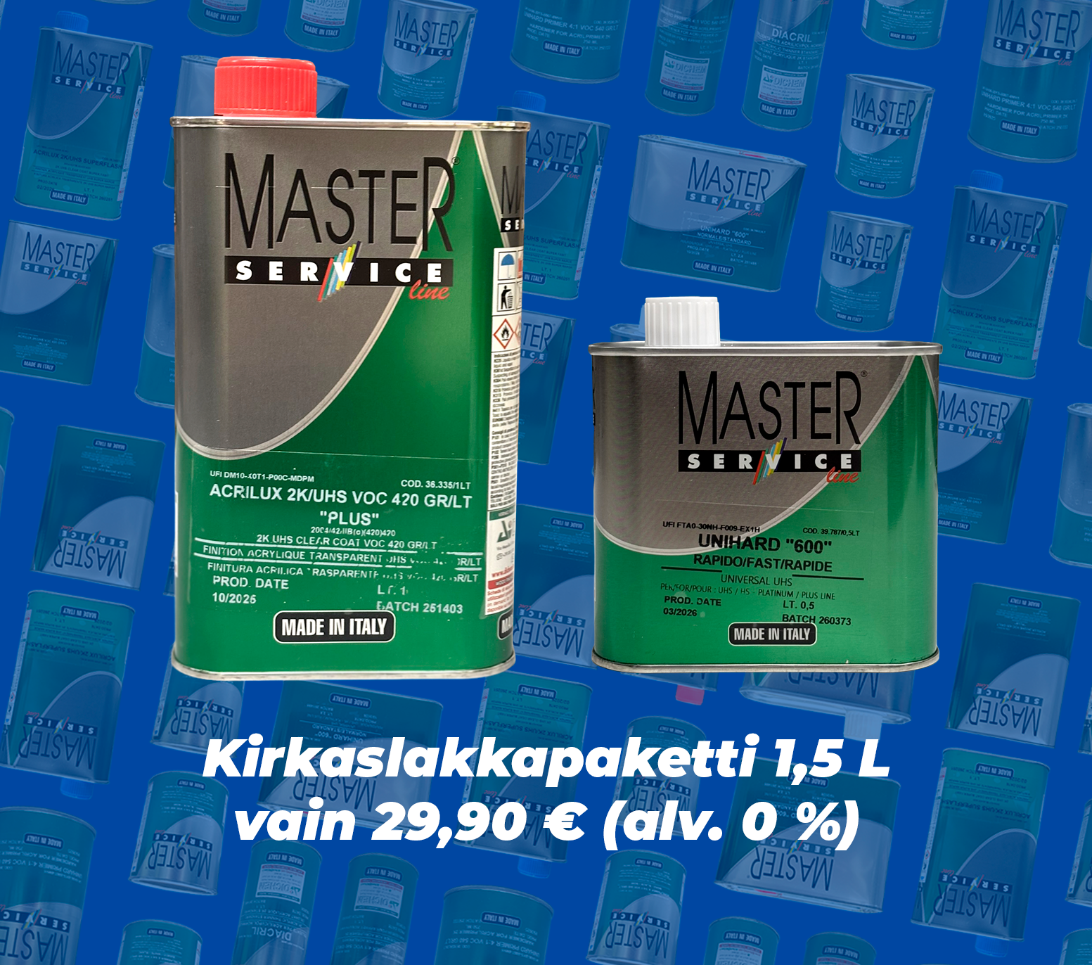 Dichem Lakka kampanja 1L + 0,5Lkovete nopea